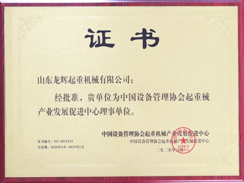 中國設(shè)備管理協(xié)會起重械產(chǎn)業(yè)發(fā)